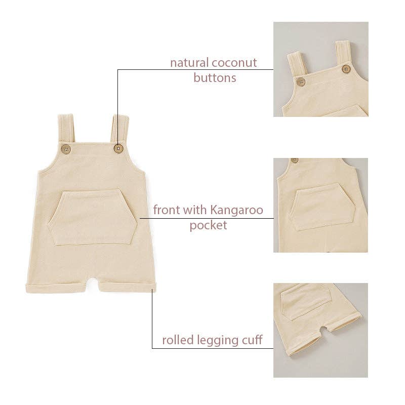 Organic Cotton Baby Overalls