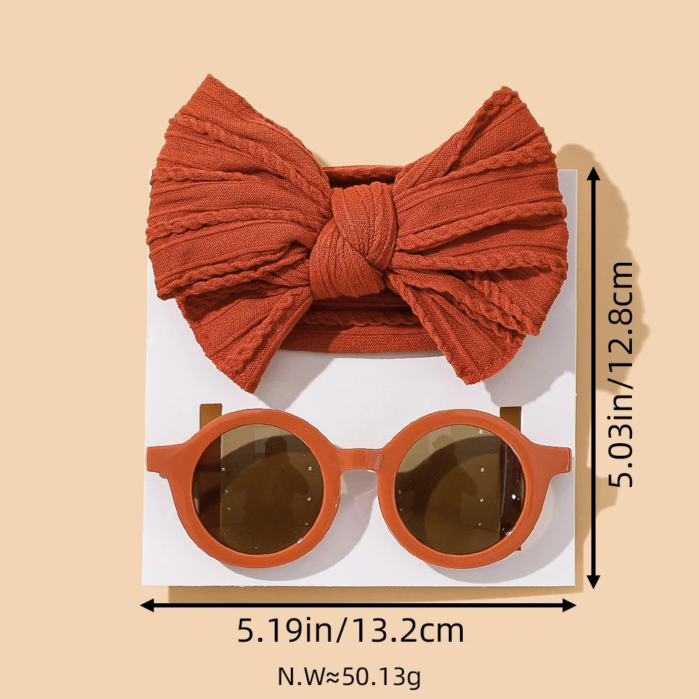 2-PIECE SET SUNGLASSES AND HAIRBAND
