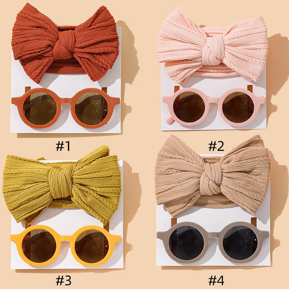 2-PIECE SET SUNGLASSES AND HAIRBAND
