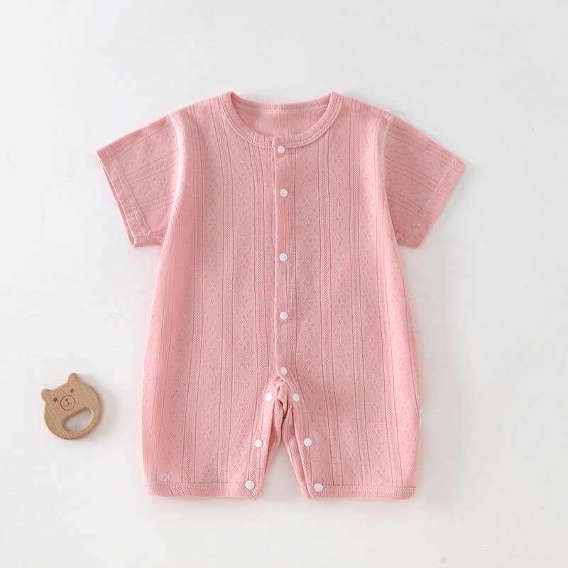 Baby Cotton Short Sleeve Romper