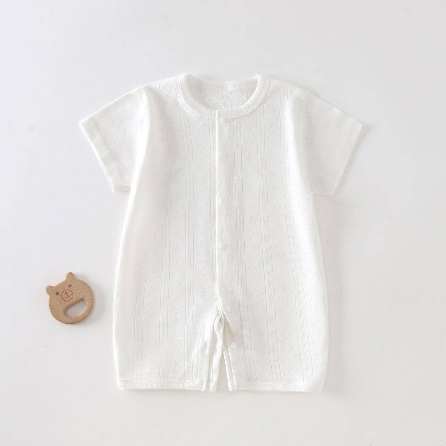 Baby Cotton Short Sleeve Romper