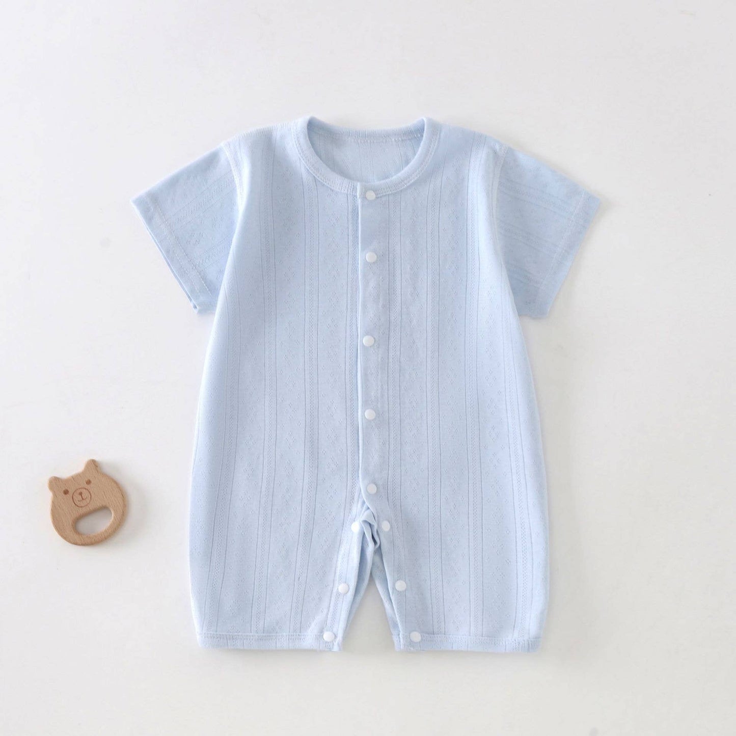 Baby Cotton Short Sleeve Romper